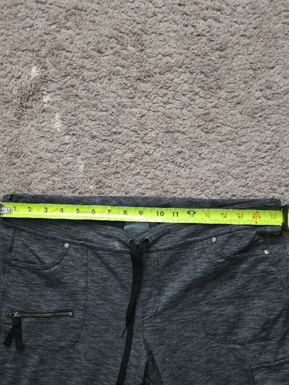Athleta Dark Charcoal Heather Cargo Joggers - Picture 5 of 5